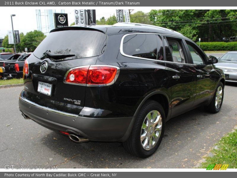 Carbon Black Metallic / Titanium/Dark Titanium 2011 Buick Enclave CXL AWD