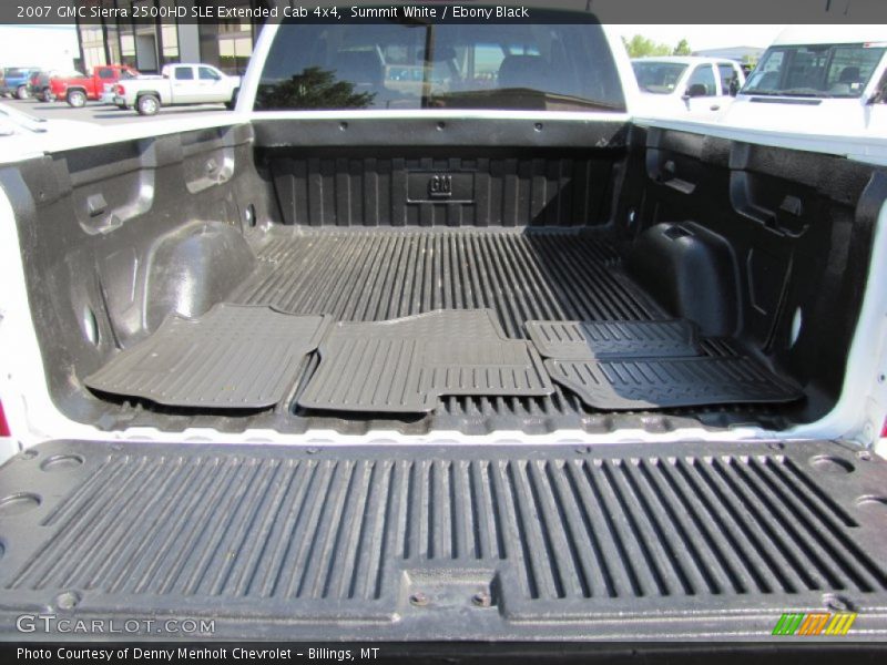 Summit White / Ebony Black 2007 GMC Sierra 2500HD SLE Extended Cab 4x4