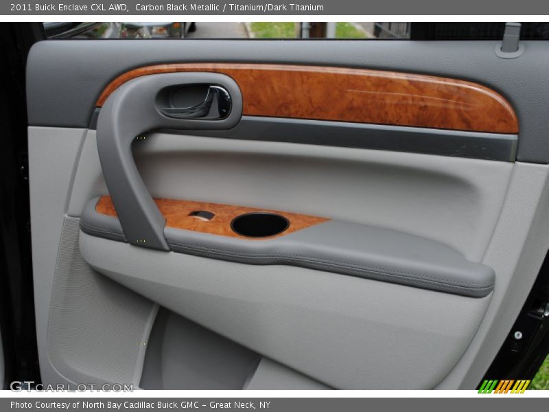 Carbon Black Metallic / Titanium/Dark Titanium 2011 Buick Enclave CXL AWD