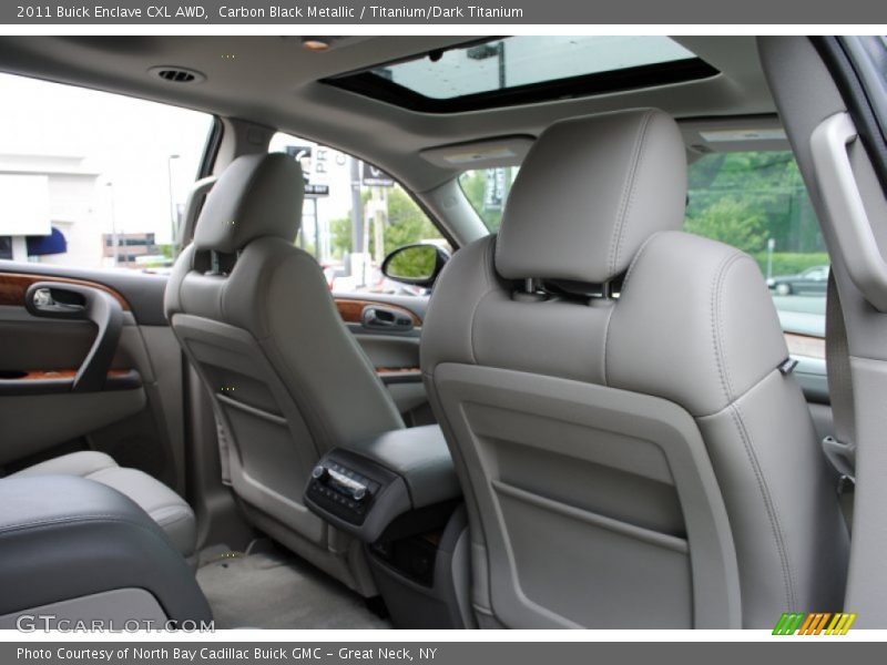 Carbon Black Metallic / Titanium/Dark Titanium 2011 Buick Enclave CXL AWD