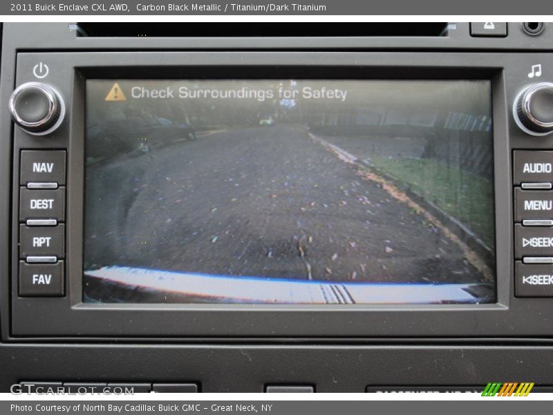 Carbon Black Metallic / Titanium/Dark Titanium 2011 Buick Enclave CXL AWD