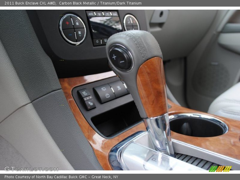 Carbon Black Metallic / Titanium/Dark Titanium 2011 Buick Enclave CXL AWD