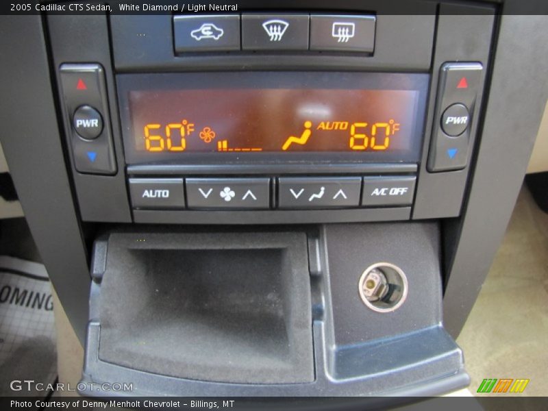 White Diamond / Light Neutral 2005 Cadillac CTS Sedan