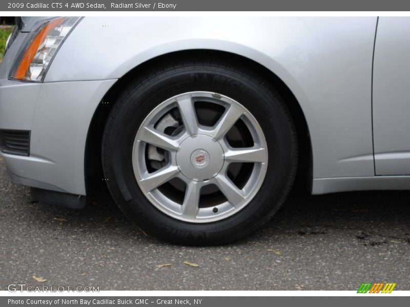 Radiant Silver / Ebony 2009 Cadillac CTS 4 AWD Sedan