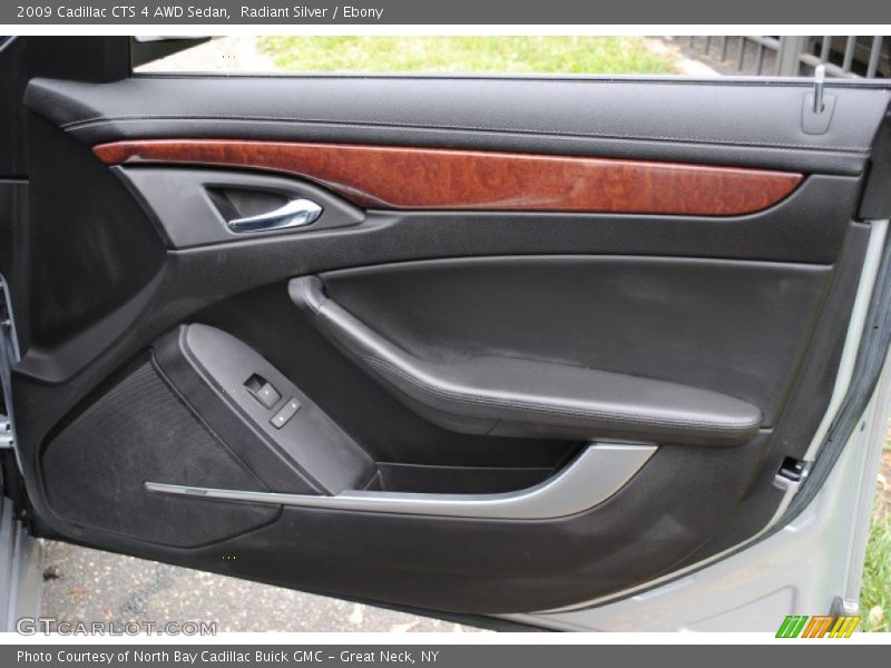 Radiant Silver / Ebony 2009 Cadillac CTS 4 AWD Sedan