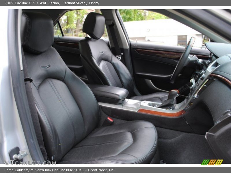 Radiant Silver / Ebony 2009 Cadillac CTS 4 AWD Sedan
