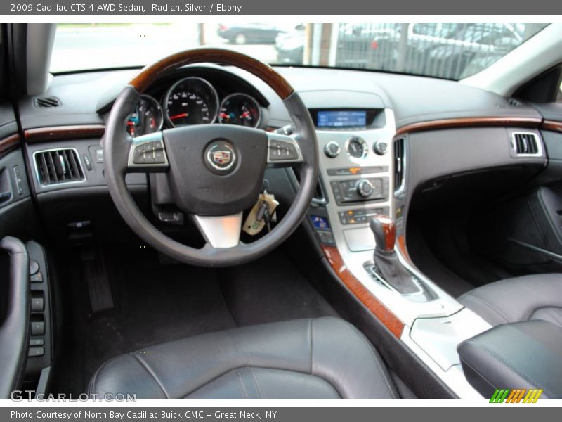Radiant Silver / Ebony 2009 Cadillac CTS 4 AWD Sedan