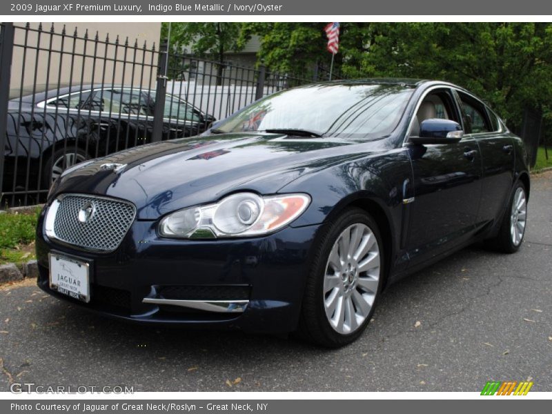 Indigo Blue Metallic / Ivory/Oyster 2009 Jaguar XF Premium Luxury