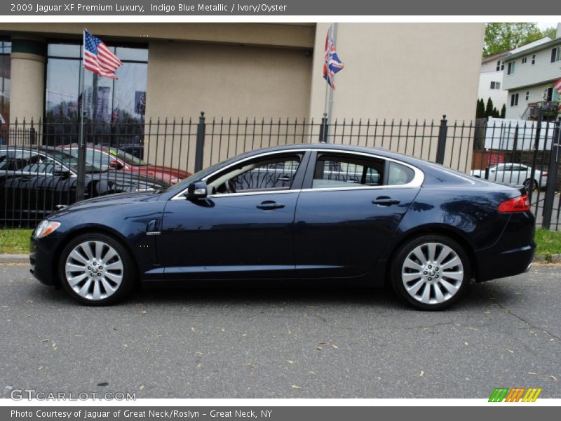 Indigo Blue Metallic / Ivory/Oyster 2009 Jaguar XF Premium Luxury