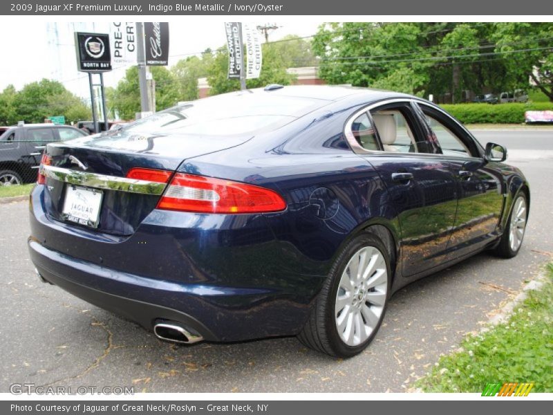 Indigo Blue Metallic / Ivory/Oyster 2009 Jaguar XF Premium Luxury