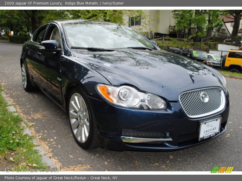 Indigo Blue Metallic / Ivory/Oyster 2009 Jaguar XF Premium Luxury