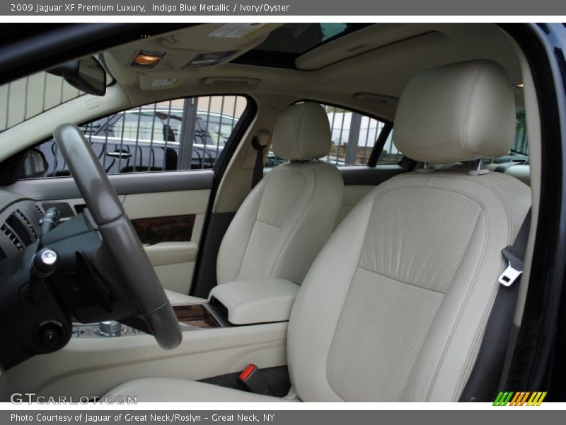 Indigo Blue Metallic / Ivory/Oyster 2009 Jaguar XF Premium Luxury