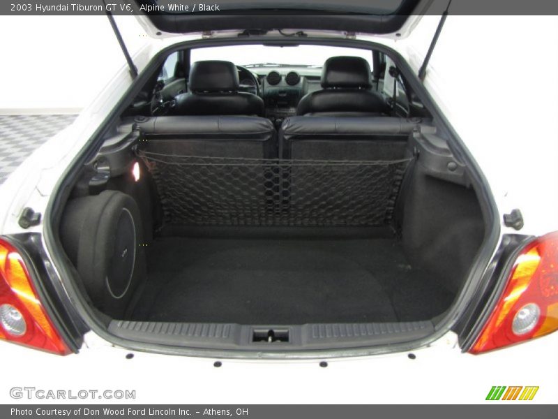 Alpine White / Black 2003 Hyundai Tiburon GT V6