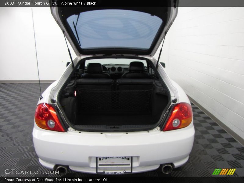 Alpine White / Black 2003 Hyundai Tiburon GT V6