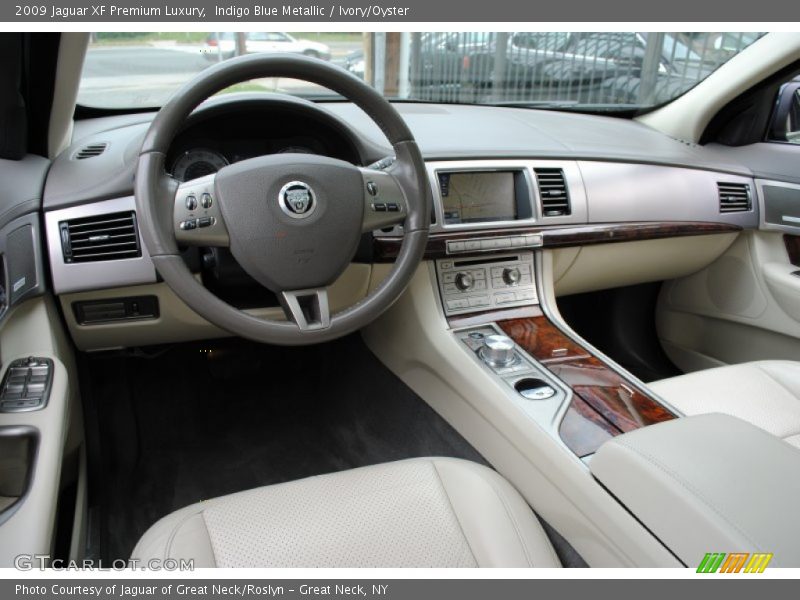 Indigo Blue Metallic / Ivory/Oyster 2009 Jaguar XF Premium Luxury