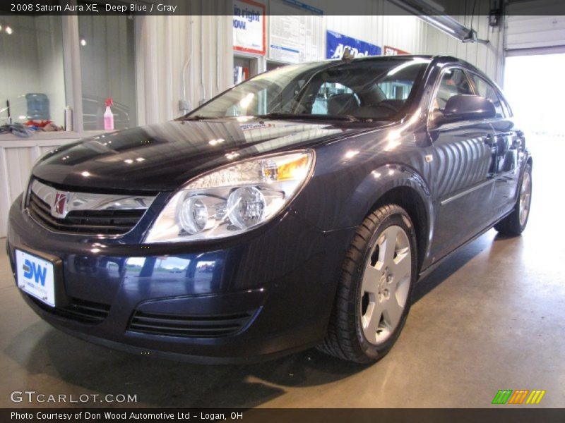 Deep Blue / Gray 2008 Saturn Aura XE