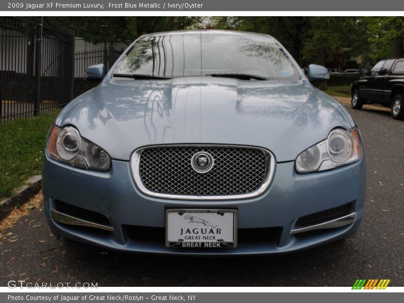 Frost Blue Metallic / Ivory/Oyster 2009 Jaguar XF Premium Luxury