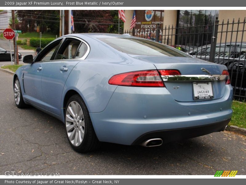 Frost Blue Metallic / Ivory/Oyster 2009 Jaguar XF Premium Luxury