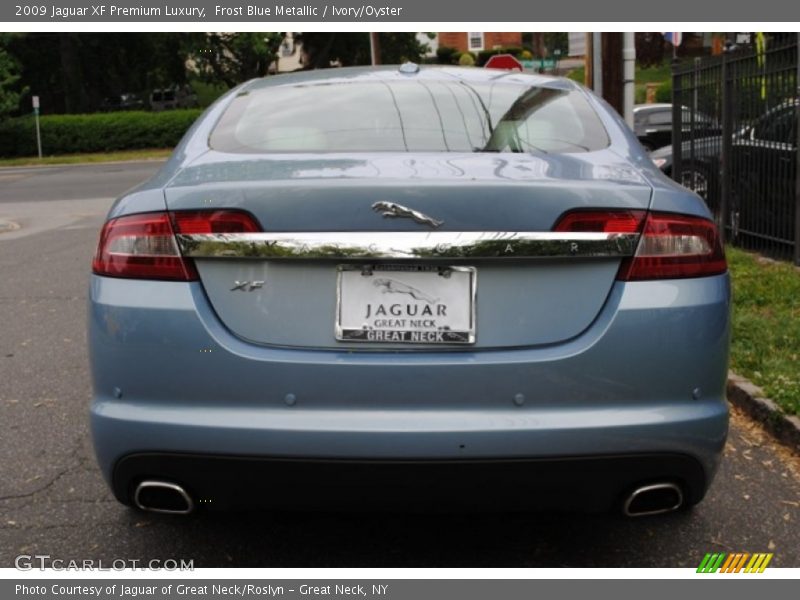 Frost Blue Metallic / Ivory/Oyster 2009 Jaguar XF Premium Luxury