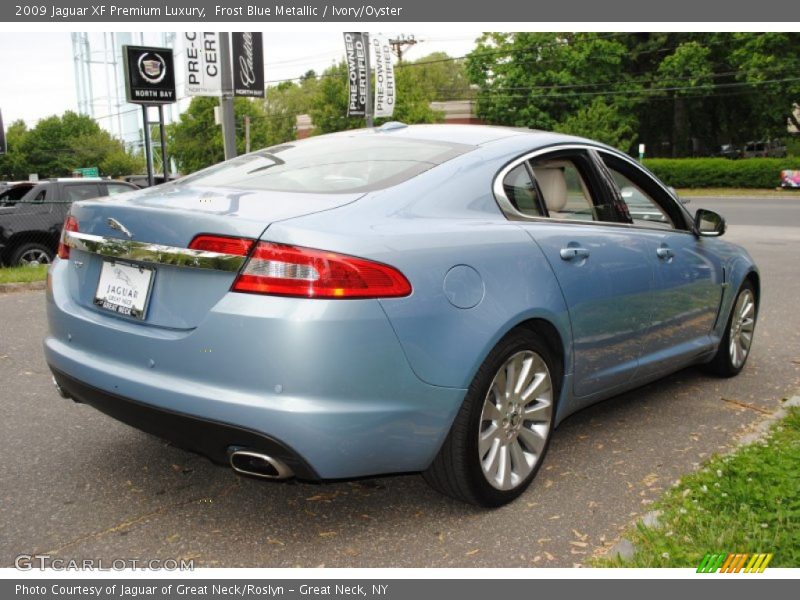 Frost Blue Metallic / Ivory/Oyster 2009 Jaguar XF Premium Luxury
