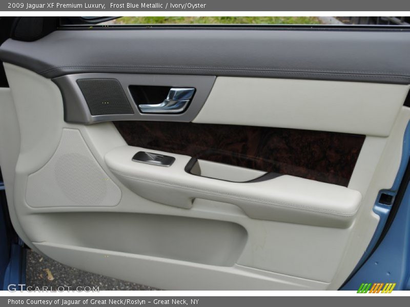 Frost Blue Metallic / Ivory/Oyster 2009 Jaguar XF Premium Luxury