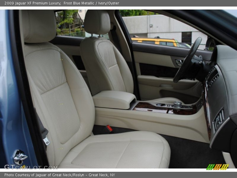 Frost Blue Metallic / Ivory/Oyster 2009 Jaguar XF Premium Luxury