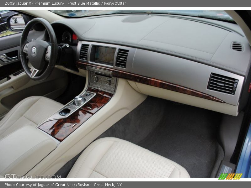 Frost Blue Metallic / Ivory/Oyster 2009 Jaguar XF Premium Luxury