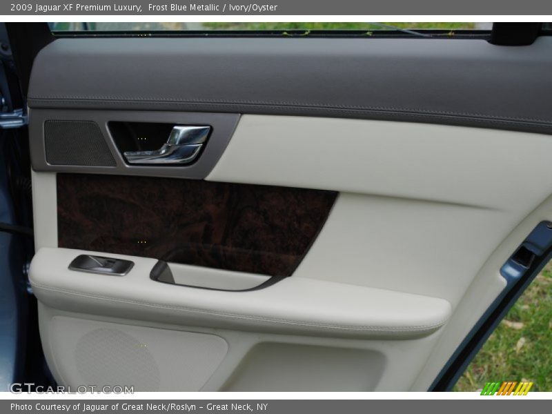 Frost Blue Metallic / Ivory/Oyster 2009 Jaguar XF Premium Luxury