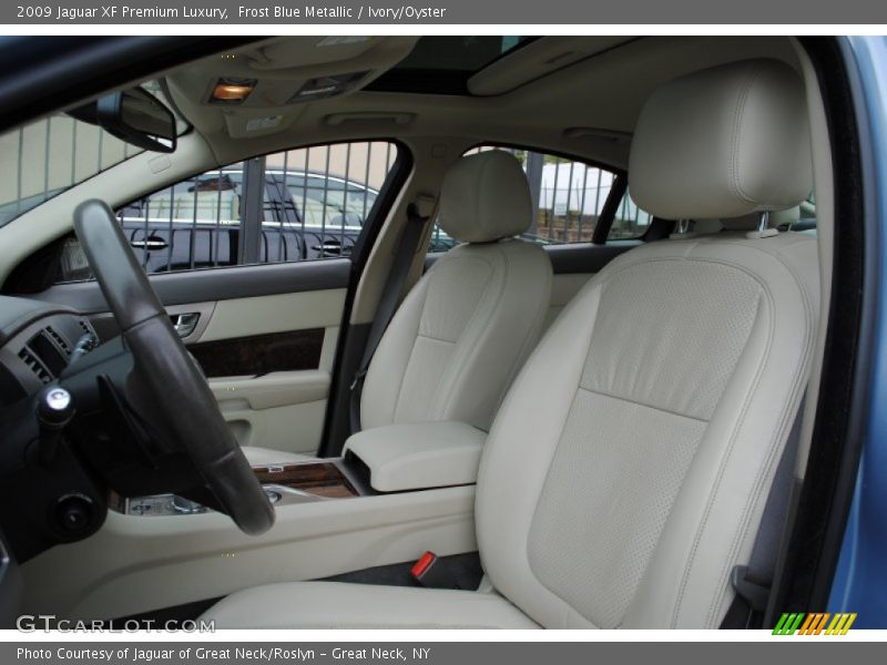 Frost Blue Metallic / Ivory/Oyster 2009 Jaguar XF Premium Luxury