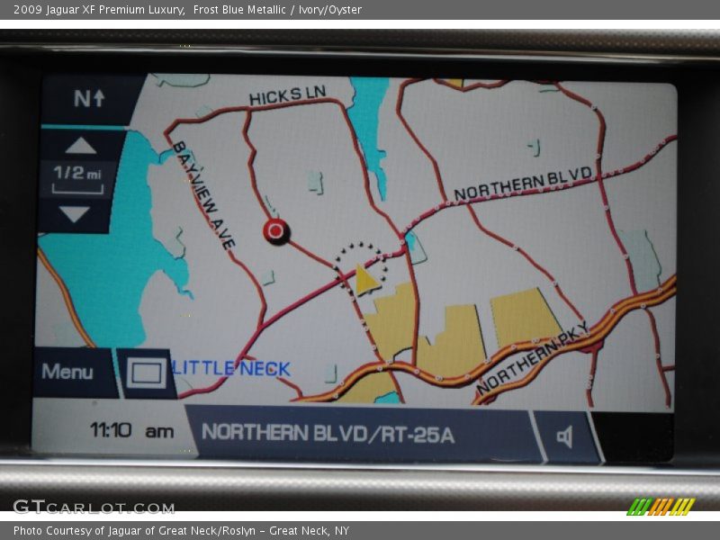 Frost Blue Metallic / Ivory/Oyster 2009 Jaguar XF Premium Luxury