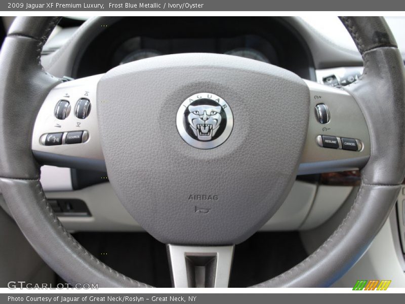 Frost Blue Metallic / Ivory/Oyster 2009 Jaguar XF Premium Luxury