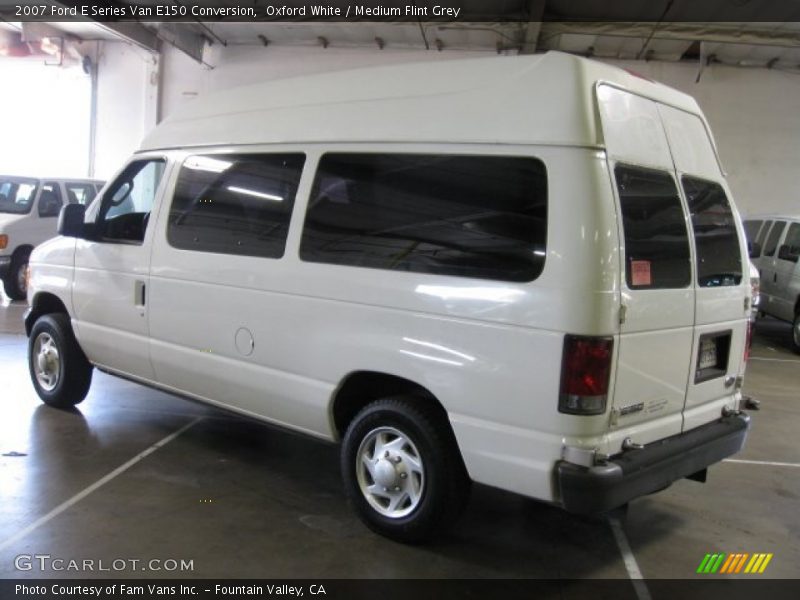 Oxford White / Medium Flint Grey 2007 Ford E Series Van E150 Conversion