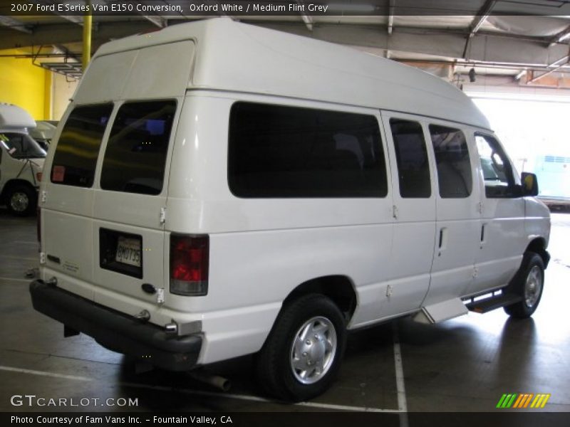 Oxford White / Medium Flint Grey 2007 Ford E Series Van E150 Conversion