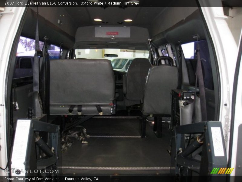 Oxford White / Medium Flint Grey 2007 Ford E Series Van E150 Conversion