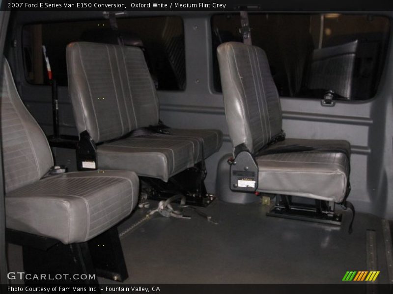 Oxford White / Medium Flint Grey 2007 Ford E Series Van E150 Conversion