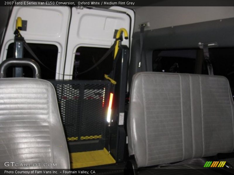 Oxford White / Medium Flint Grey 2007 Ford E Series Van E150 Conversion