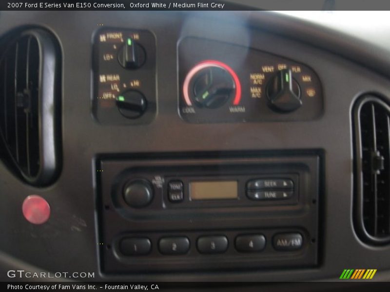 Oxford White / Medium Flint Grey 2007 Ford E Series Van E150 Conversion