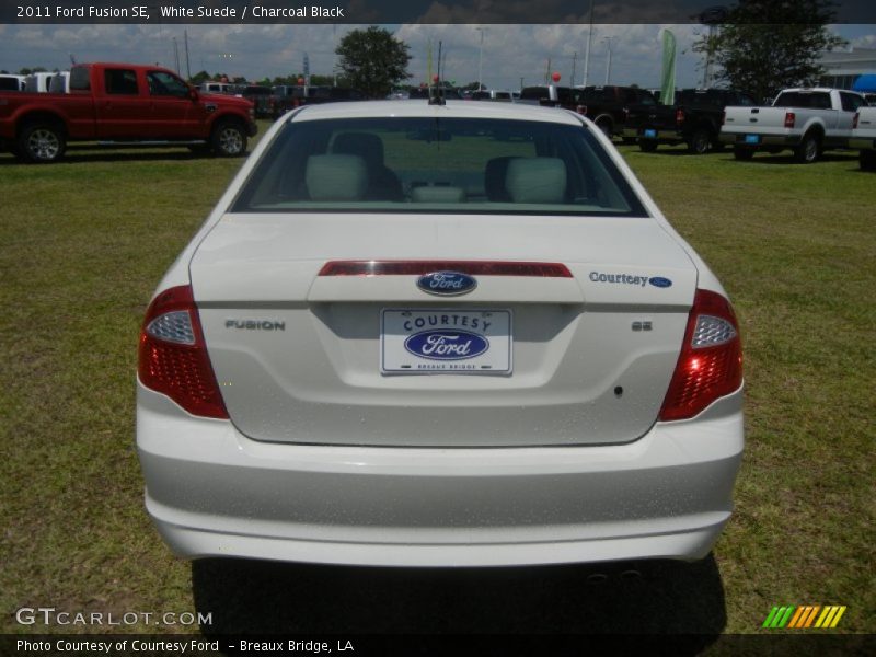 White Suede / Charcoal Black 2011 Ford Fusion SE