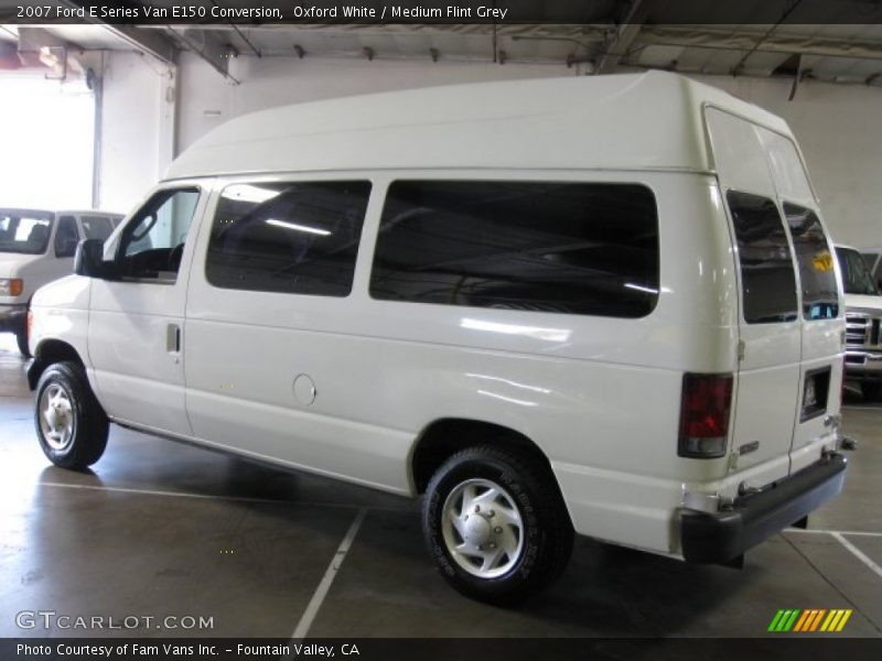 Oxford White / Medium Flint Grey 2007 Ford E Series Van E150 Conversion