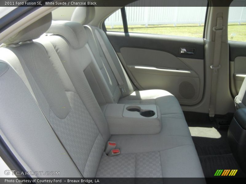 White Suede / Charcoal Black 2011 Ford Fusion SE