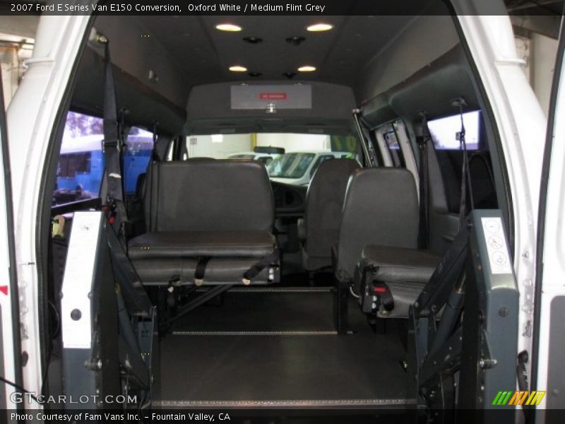 Oxford White / Medium Flint Grey 2007 Ford E Series Van E150 Conversion