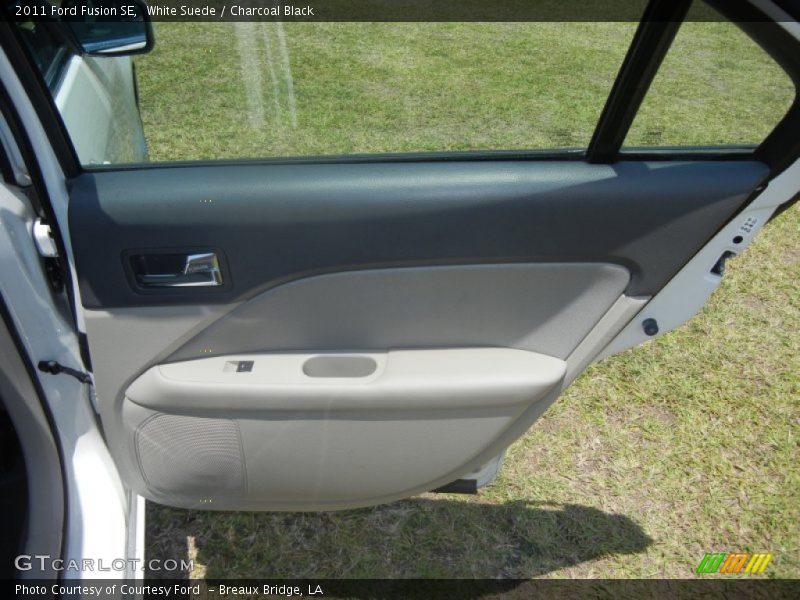 White Suede / Charcoal Black 2011 Ford Fusion SE
