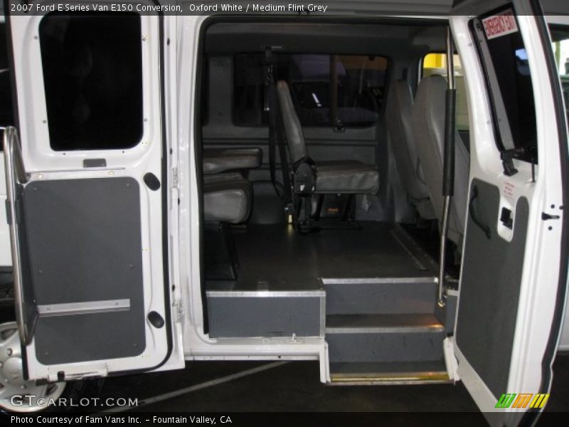 Oxford White / Medium Flint Grey 2007 Ford E Series Van E150 Conversion