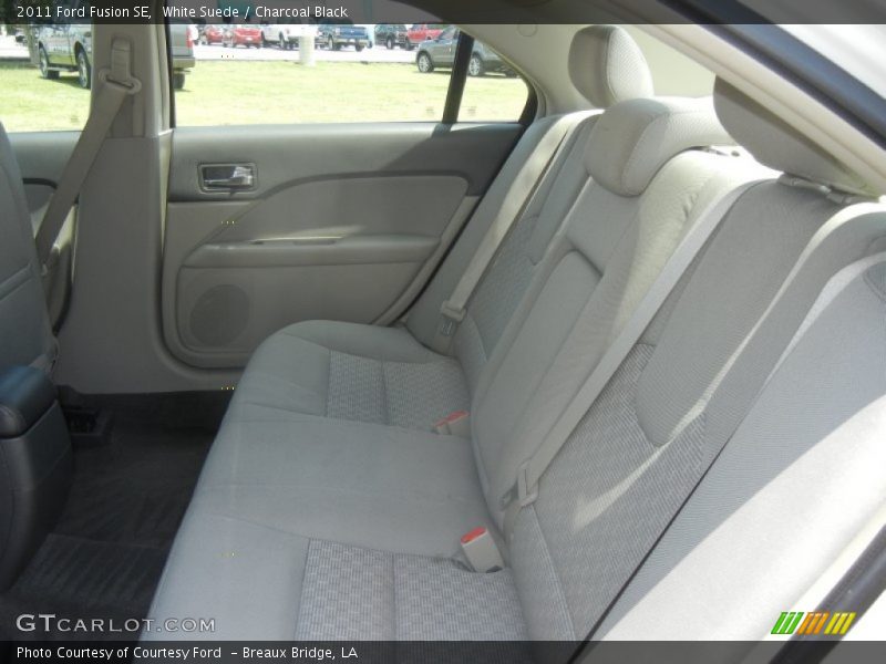 White Suede / Charcoal Black 2011 Ford Fusion SE