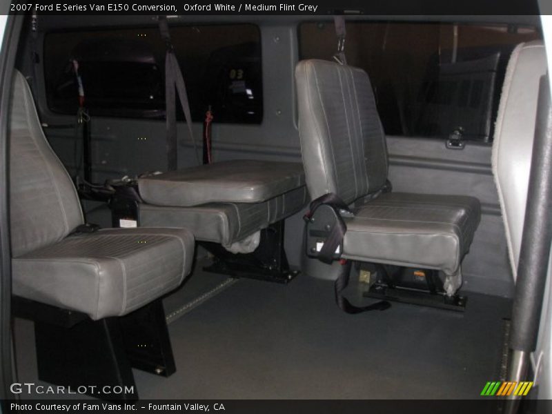 Oxford White / Medium Flint Grey 2007 Ford E Series Van E150 Conversion