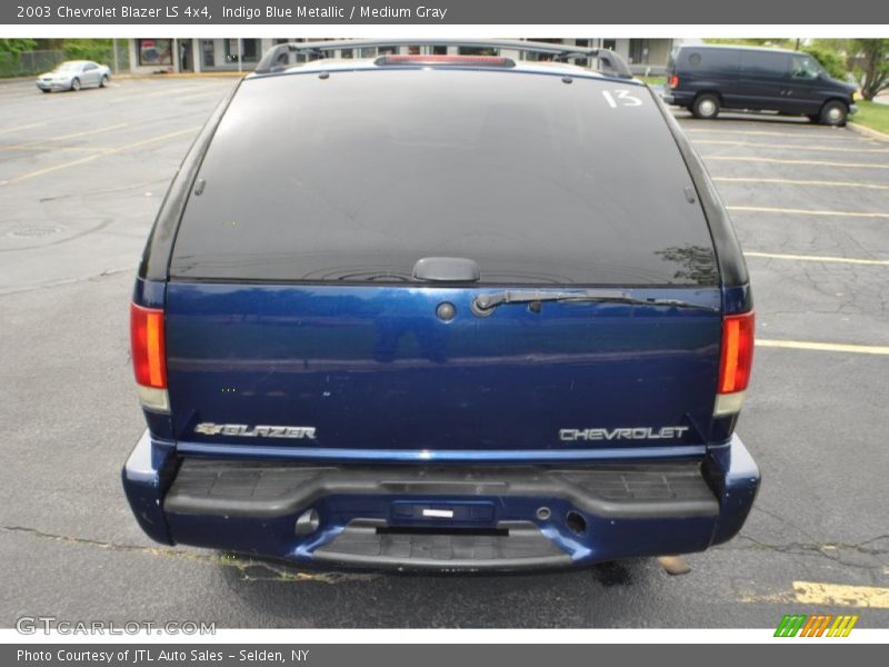 Indigo Blue Metallic / Medium Gray 2003 Chevrolet Blazer LS 4x4
