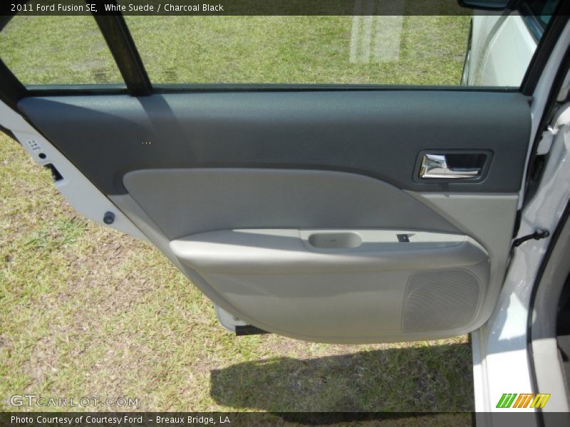 White Suede / Charcoal Black 2011 Ford Fusion SE