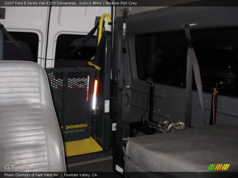 Oxford White / Medium Flint Grey 2007 Ford E Series Van E150 Conversion