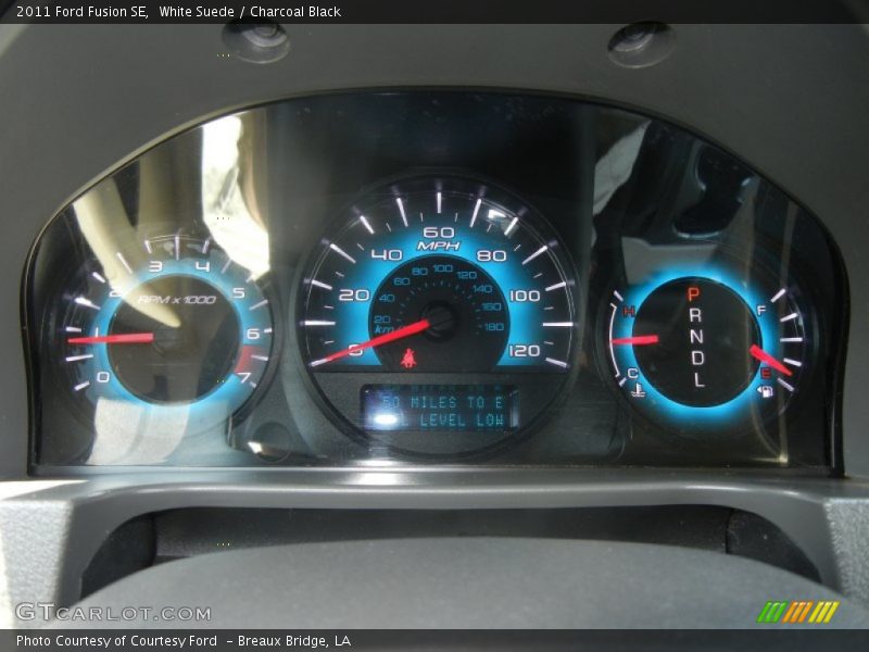 White Suede / Charcoal Black 2011 Ford Fusion SE