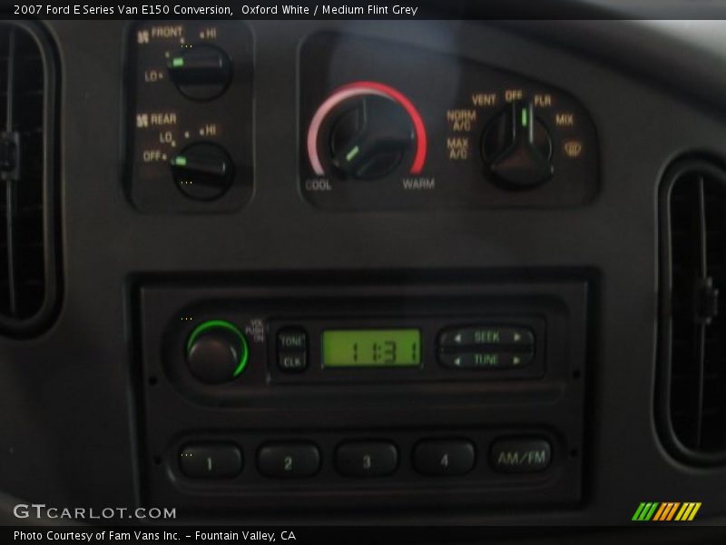Oxford White / Medium Flint Grey 2007 Ford E Series Van E150 Conversion